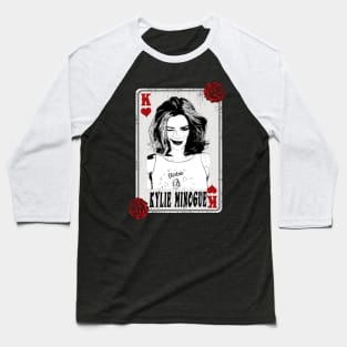 Vintage Card Kylie Minogue Baseball T-Shirt